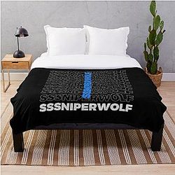 SSSniperWolf Blanket - SSSniperWolf Throw Blanket RB1207