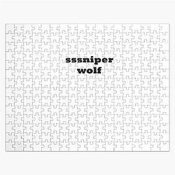 SSSniperWolf Puzzles - SSSniperWolf Black Jigsaw Puzzle RB1207