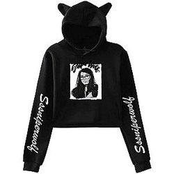 SSSniperWolf Cat Cropped Crop Top Fashion Hoodies
