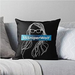 SSSniperWolf Pillows - SSSniperWolf Throw Pillow RB1207