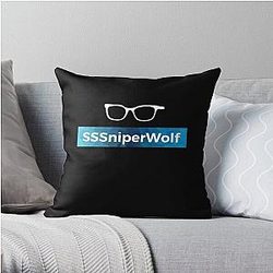 SSSniperWolf Pillows - SSSniperWolf Throw Pillow RB1207
