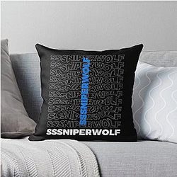 SSSniperWolf Pillows - SSSniperWolf Throw Pillow RB1207