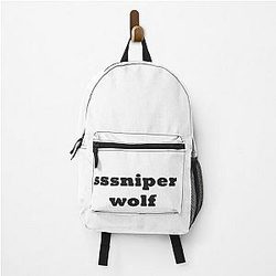 SSSniperWolf Backpacks - SSSniperWolf Black Backpack RB1207