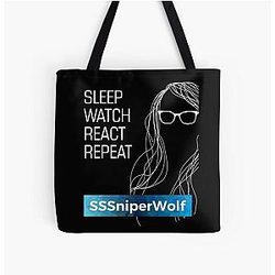 SSSniperWolf Bags - SSSniperWolf All Over Print Tote Bag RB1207