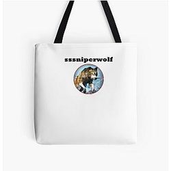 SSSniperWolf Bags - SSSniperWolf Sticker All Over Print Tote Bag RB1207