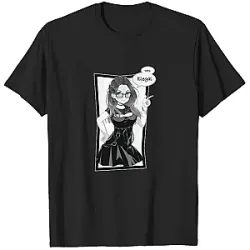 SSSniperWolf T-Shirts - Anime Style "That's Illegal" Graphic