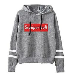 3D Gray Edition SSSniperWolf Hoodies