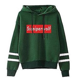 3D Dark Green SSSniperWolf Hoodies