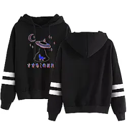 SSSniperWolf Hoodies - WOLFPACK UFO Striped Colorful Pullover Hoodie