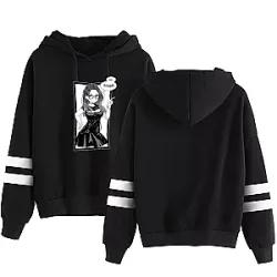 SSSniperWolf Hoodies - That’s Illegal Striped Colorful Pullover Hoodie