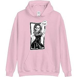 Sssniperwolf Hoodies - That's Illegal Pink Sssniperwolf Hoodie