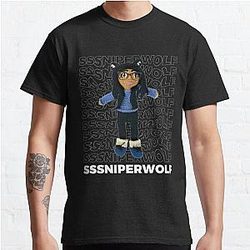 SSSniperWolf T-Shirts - SSSniperWolf Classic T-Shirt RB1207