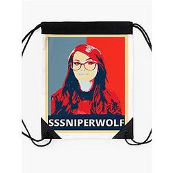 Sssniperwolf Sssniperwolf Drawstring Bag Premium Merch Store