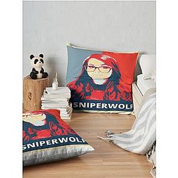 Sssniperwolf Sssniperwolf Throw Pillow Premium Merch Store