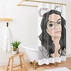 Sssniperwolf Kids  Shower Curtain Premium Merch Store