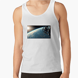 Star Citizen Dream Big Fly Everywhere Aesthetic Star Citizen Tank Tops