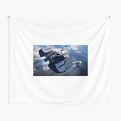 Star Citizen Unique Spaceship Design Motif Star Citizen Tapestries