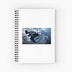 Star Citizen Unique Spaceship Design Motif Star Citizen Notebook