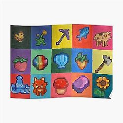 Stardew Valley Posters - Stardew Valley Beeldpunt Kunstposter