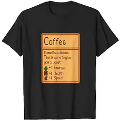 Stardew Valley T-shirts - Coffee Stardew Valley Design