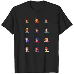 Stardew Valley T-shirts - Marriage Candidate Portrait Vectors