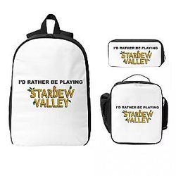 I'd Rather Be Playing Stardew Valley Backpack Set 