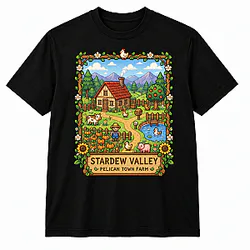 Stardew Valley Pelican Town Farm Shirt NTT2209 Stardew Valley T-Shirts