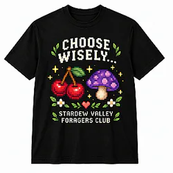 Stardew Valley Foragers Club Shirt NTT2209 Stardew Valley T-Shirts