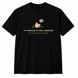 Stardew Valley Exhausted Chicken Shirt NTT2209 Stardew Valley T-Shirts
