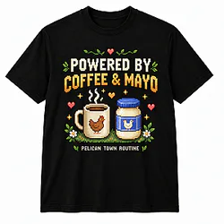Stardew Valley Coffee and Mayo Shirt NTT2209 Stardew Valley T-Shirts