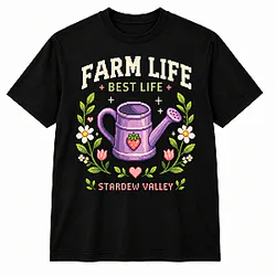 Stardew Valley Farm Life Shirt NTT2209 Stardew Valley T-Shirts