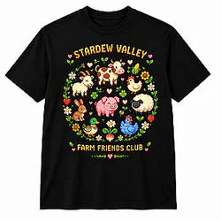 Stardew Valley Farm Friends Club Shirt NTT2209 Stardew Valley T-Shirts