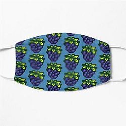 Stardew Valley Gezichtsmaskers. Stardew Valley Pixel Blackberry Flat Mask