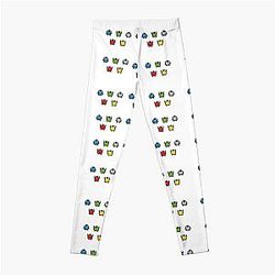 Stardew Valley Leggings - Stardew Valley junimos print wit Leggings
