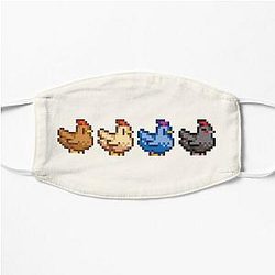 Stardew Valley Gezichtsmaskers - 4 Kippen Stardew Valley Plat masker