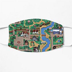 Stardew Valley Gezichtsmaskers - Stadskaart Stardew Valley
