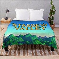 Stardew Valley Deken - Stardew Valley titel Gooi deken