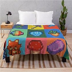 Stardew Valley Deken - Stardew Valley Beeldpunt Art Throw deken