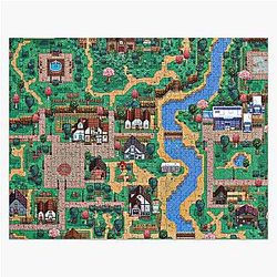 Stardew Valley Puzzels - Stardew Valley stadkaart puzzel