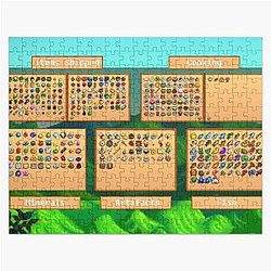 Stardew Valley Puzzels. Stardew Valley Itemlijst poster puzzel