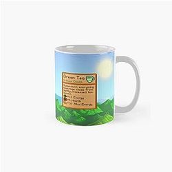 Stardew Valley Mokken. Stardew Valley Green Tea Mug Classic Mug