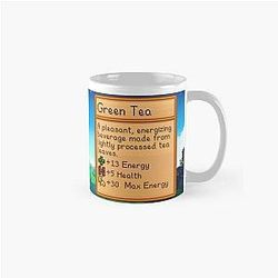 Stardew Valley Mokken. Stardew Valley Green Tea mok Classic Mug