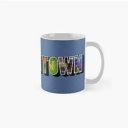 Stardew Valley Mokken. Groeten uit Pelican Town Wat? Stardew Valley Retro Postcard Classic Mug