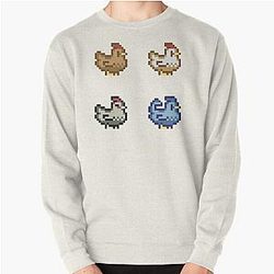 Stardew Valley Sweatshirts - Stardew Valley Chickens Pack Pullover Sweatshirt