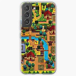 Stardew Valley Gevallen Stardew Valley kaart Samsung Galaxy Soft Case