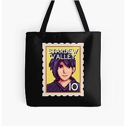 Stardew Valley Zakken - Stardew Valley Sebastian Stamp All Over Print Tote Bag