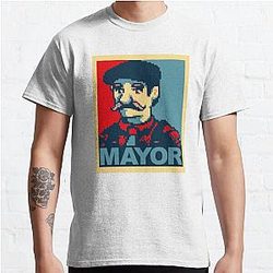 Stardew Valley T-shirts Lewis For Mayor Stardew Valley geïnspireerd campagne shirt Classic T-Shirt