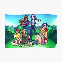 Stardew Valley Posters - Stardew Valley Meisjesposter