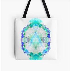 Home: Stargate astratto tutto sopra stampa Tote Bag