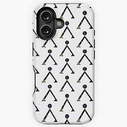 Stargate ispirato design spazio terra simbolo iPhone Tough Case